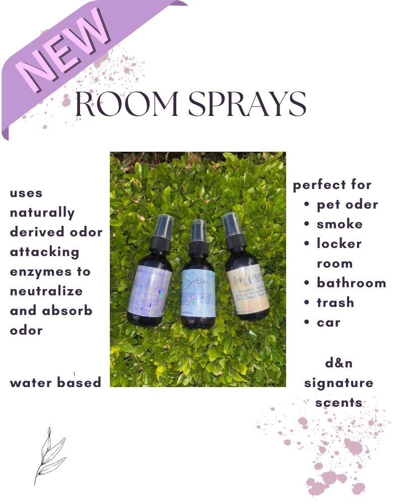 Scented Room Spray Water Based Odor Neutralizer, Home & Car Air Freshener