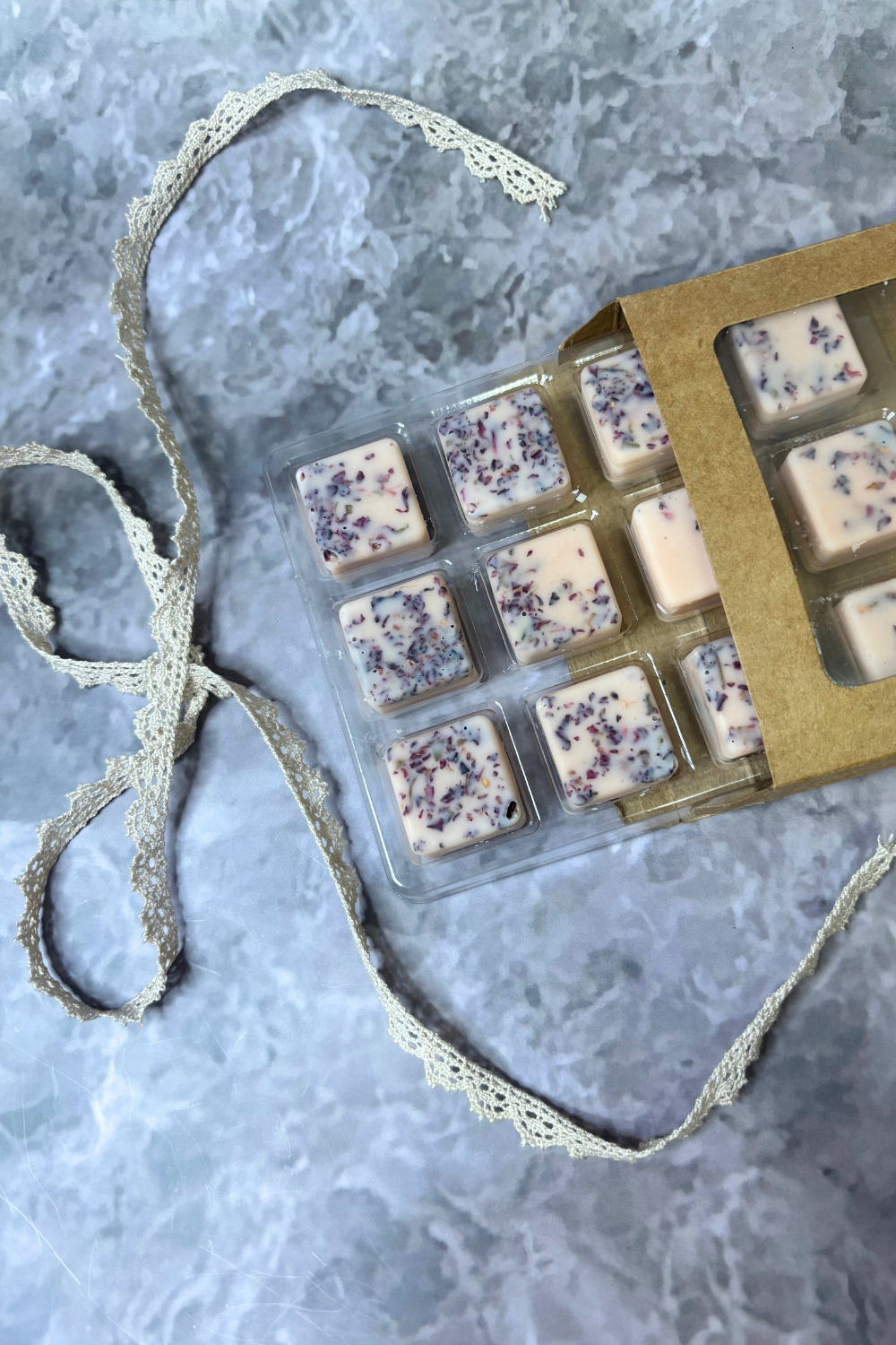 Self Love Intention Shimmer Wax Melt Gift Set Apricot & Vetiver - fruity - woody - comforting - 100% soy wax
