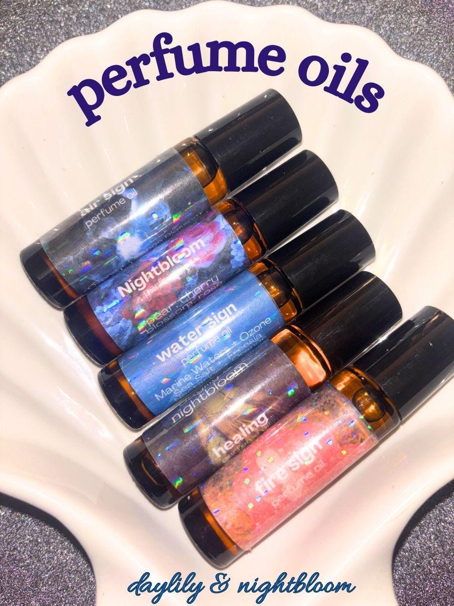 Healing Intention Perfume Oil | Vanilla, Lavender & Sage Blend