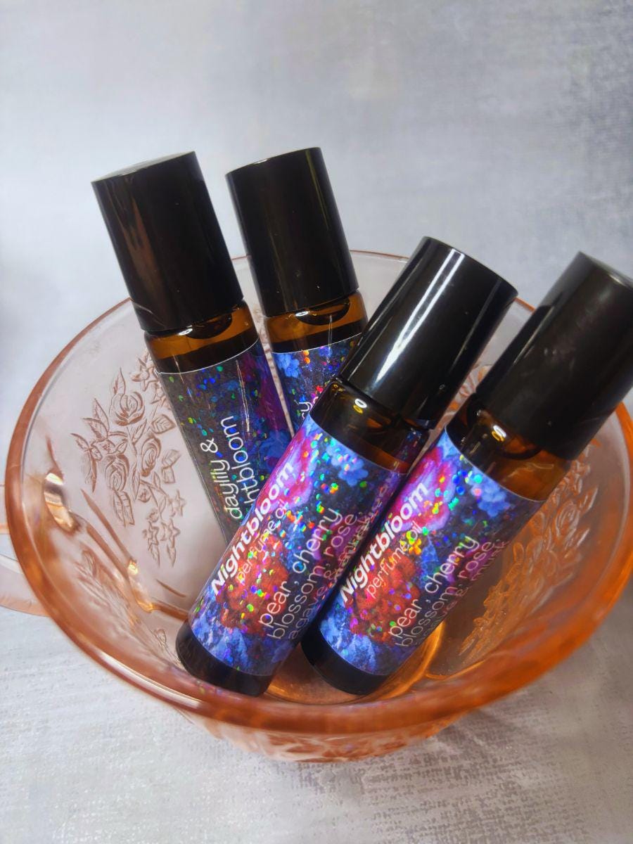Nightbloom Perfume Oil | Cherry Blossom, Pear & Agave (10ml)